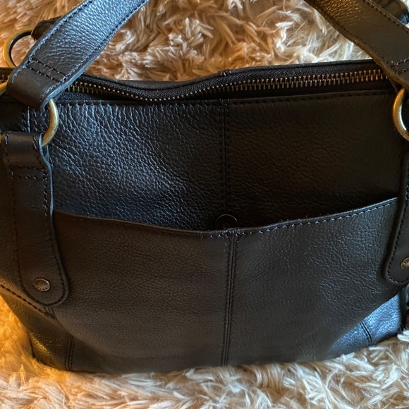 FRYE Black Leather satchel - Picture 2 of 11